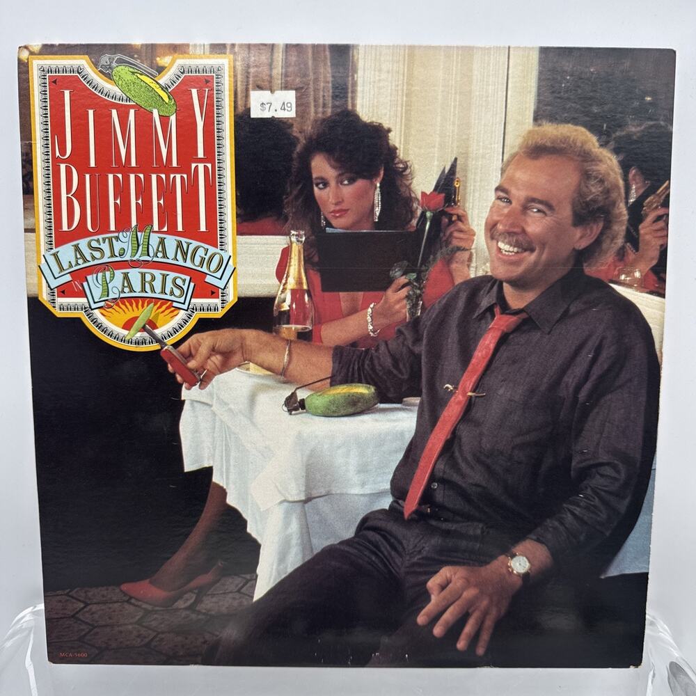 Jimmy Buffett Last Mango In Paris Vinyl 12” w/lyric sleeve MCA 5600 1985 VG+ - Picture 2 of 15